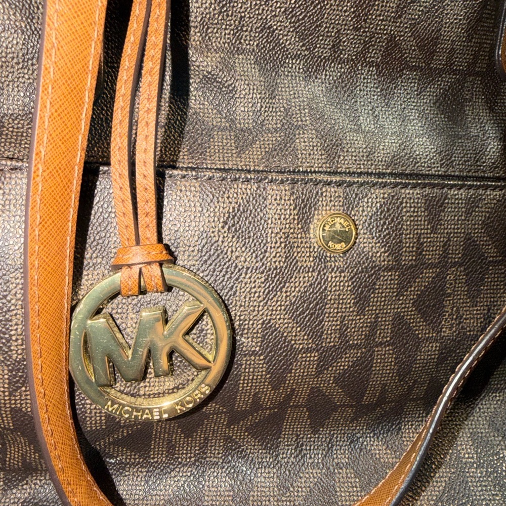 2016 Michael KorsDark Brown Signature Tote - Picture 5 of 10